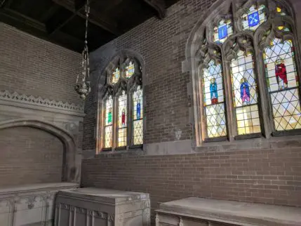 Interior wall Chapel of St Gabriel